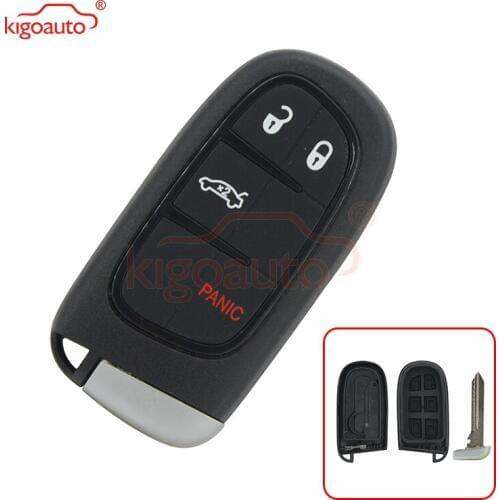 Kigoauto GQ4-54T Smart key case 4 button for Dodge Jeep 2014 2015