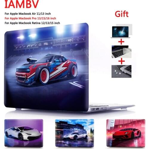 Sports car color case for Macbook Air Pro Retina M1 Chip 11 12 13 15 16 inch, Case for 2020 Air Pro 13 A2179 A2337 A2289 A2338