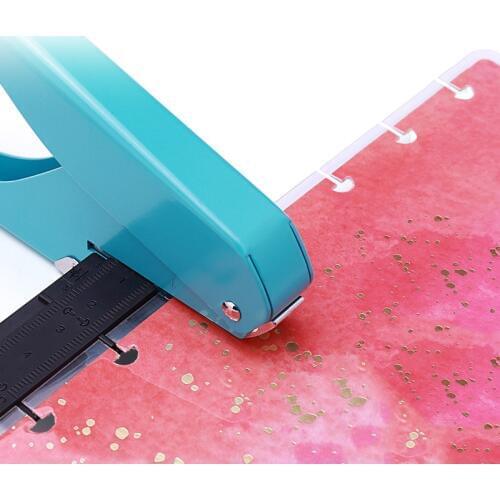 Notebook Loose-leaf T-type Punchers Mushroom Hole Manual Punching Machine Scrapbook DIY Paper Cutter Office Binding Hole Punch