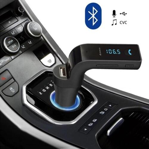 G7 Car Kit Bluetooth Handsfree FM Transmitter Type Radio LED Display MP3 Player Support MP3/WMA Music Format Car Accessorise