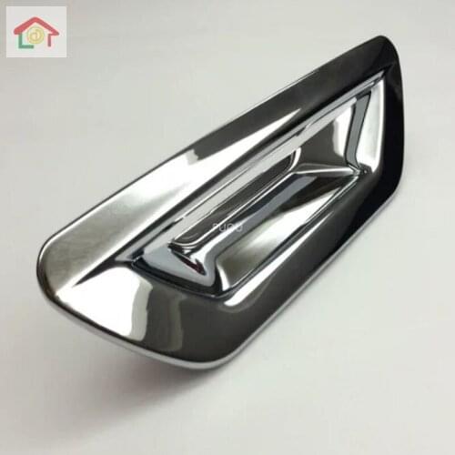 Hot sale For Ford EDGE 2015 2016 2017 2018 Car stick frame trims ABS chrome car tail rear door handle bowl lamp panel 1pcs