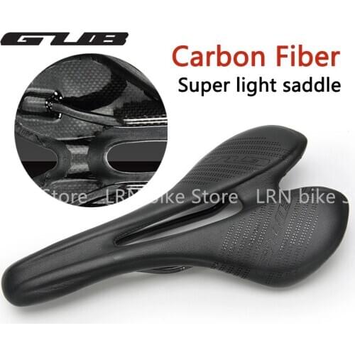 GUB 1158 MTB road bike widened bicycle seat carbon fiber saddle non-slip fiber leather saddle bicycle Ultra light seat cushion