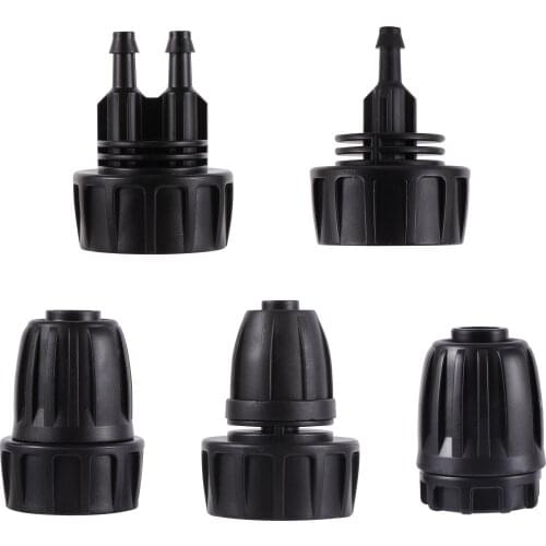 3/4" Inner Thread Locked Straight 2-way Connector DN16 / 8/11 / 4/7mm Pipe Hose Interface Micro-spray irrigation capillary joint