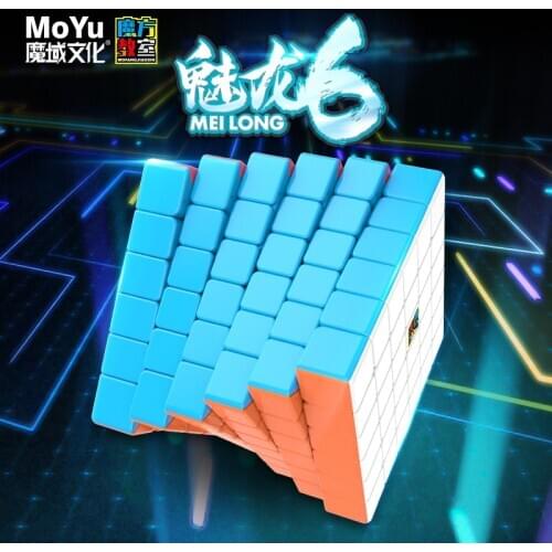 MoYu Meilong 6x6 Mofang Jiaoshi Cube 6x6x6 Magic-Cube 6 layers Speed Puzzle Cubes Game Mini Size Educational Toys