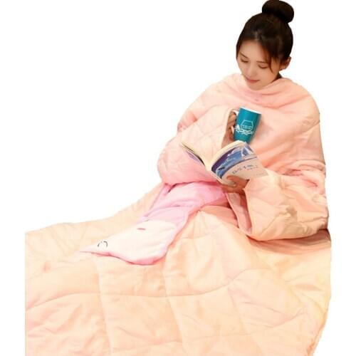 Can Wear Pillow Quilt Dual Purpose Car Cushion By Car Two In One Folding Quilt Four Seasons Usable Blanket