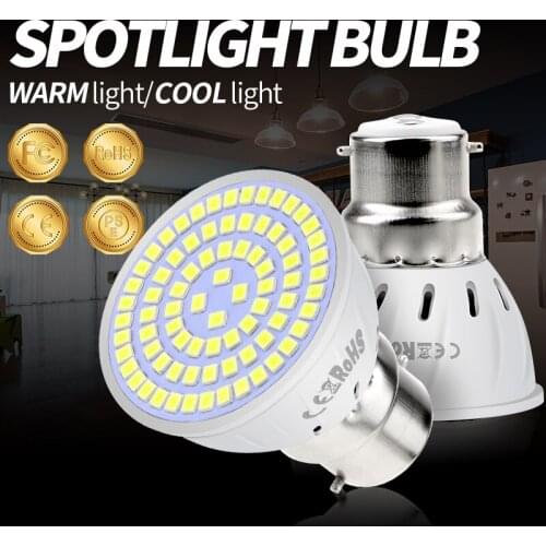 MR16 LED Spotlight Bulb GU10 Replace Halogen Lamp B22 220V Ceiling E27 5W 7W 9W Home E14 Ampoule Cold White Warm White SMD2835