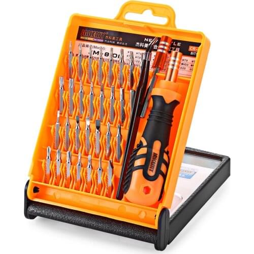 JAKEMY 33 in 1 Precision Screwdriver Set Disassemble For Tablets Phone Computer Laptop PC Watch Mini Electronic Repair Tools Kit
