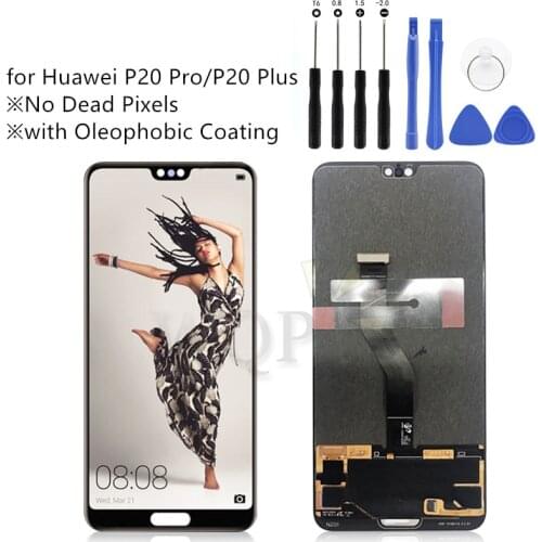 Original 6.1"LCD for Huawei P20 Pro LCD Display Touch Screen Digitizer Assembly P20 Pro CLT-AL01 Lcd P20 Plus Display + tools