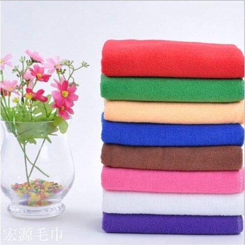 10pcs/lot Supper Microfiber Towel Hand Face Towel For Baby Childern Soft Comfort Square Towel 25*25cm For Kindergarten