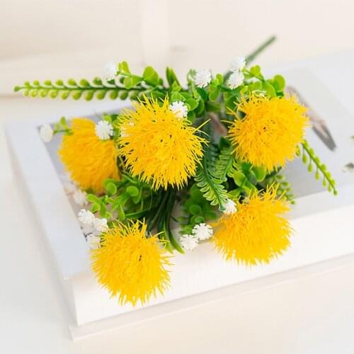 Rose silk flower autumn gerbera daisy artificial plastic flower wedding home accessories decoration bedroom decoration