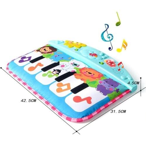 Cartoon Animal Baby Music Mat Piano Keyboard Carpet Blanket Early Education Toy