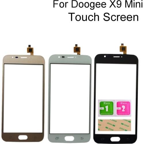 5.0'' Touch For Doogee X9 Mini Touch Screen Touch Digitizer Panel Front Glass Phone Mobile Tools Adhesive