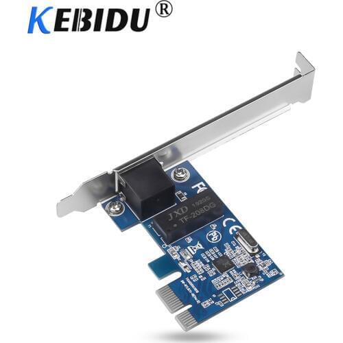 Kebidu PCI Express PCI-E Network Card 1000Mbps Gigabit Ethernet 10/100/1000M RJ-45 LAN Adapter Converter Network Controller