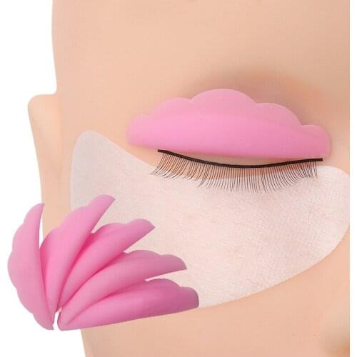 10pcs Eyelash Perming Pad Silicone Eyelashes Perming Curler Reusable Lash Lift Shield Pads For Perfect Lasting Eyelash Lifting