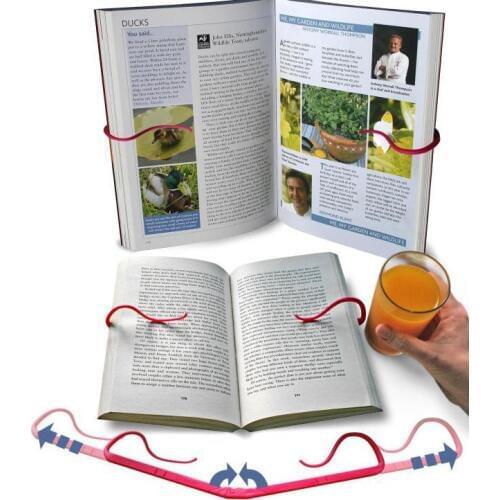 Foldable Bookend Bookshelf Lazy People Book Clip Reader Tool Office Organizer Gear Stuff Accessories Supplies Products