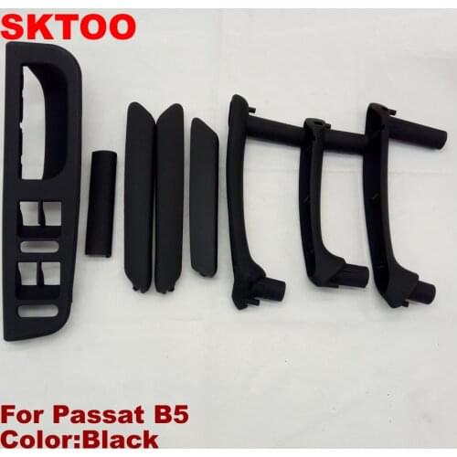 SKTOO for 1998-2005 Volkswagen Passat B5 Door Handle Door Armrest with Black Box Switch