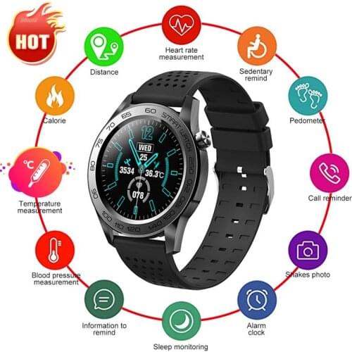 LIGE 2021 Sports Smart Watch Men Fitness Tracker Full Touch Smart Bracelet Woman Temperature monitor Smartwatch For Android IOS