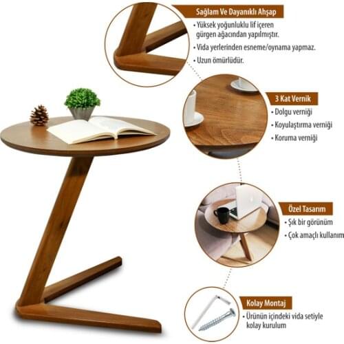 Modern Sultany Home Custom Design Decorative Tea coffee Service Medium Zigon Laptop Side Seat Stand coffee table table basse