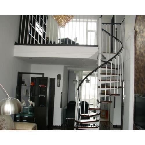 High quality low cost indoor spiral staircase for home building project
