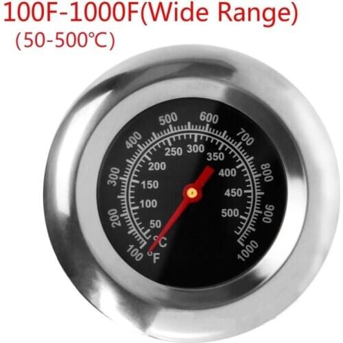 3 inch Universal Grill Lid thermometer 500C-1000F BBQ Smoker Grill Outdoor Cook Barbecue Temperature Gauge