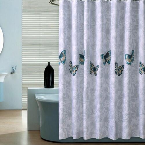 Factory direct home shower curtain Butterfly flower thick waterproof bathroom douchegordijn mildew rideau de douche cortina SK-1