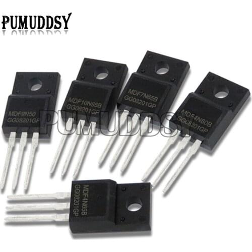 10pcs/lot MDF7N65B TO-220F MDF7N65 TO-220 7N65 MDF4N60 4N60 MDF4N65B MDF4N65 4N65 MDF9N50 9N50 MDF10N65B MDF10N65