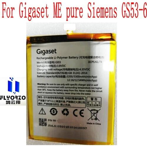 New High Quality 3300mAh GI03 Battery For Gigaset ME pure Siemens GS53-6 Mobile Phone