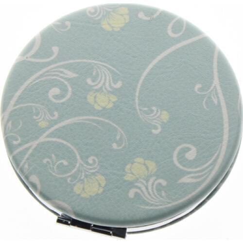 7cm Round Double Sided Stainless Steel Espelho De Mao Espejo De Mano Portable Folding Magical Hand Mirror