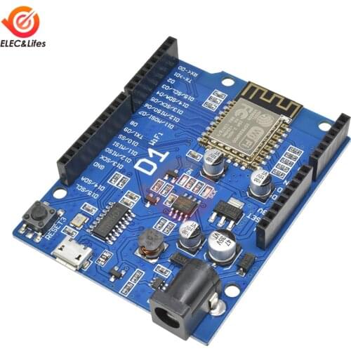 For WeMos D1 esp8266 CH340 CH340G WiFi wireless Development Board ESP-12 ESP-12E Module OTA For Arduino R3 Micro USB 3.3V 5V
