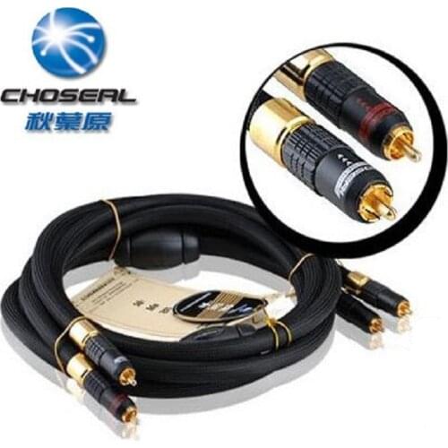 Choseal AA-5401 Audiophile 6N OCC HIFI Cable Analog Audio Signal Cable RCA to RCA Cable 1.5m not DIY (pair)