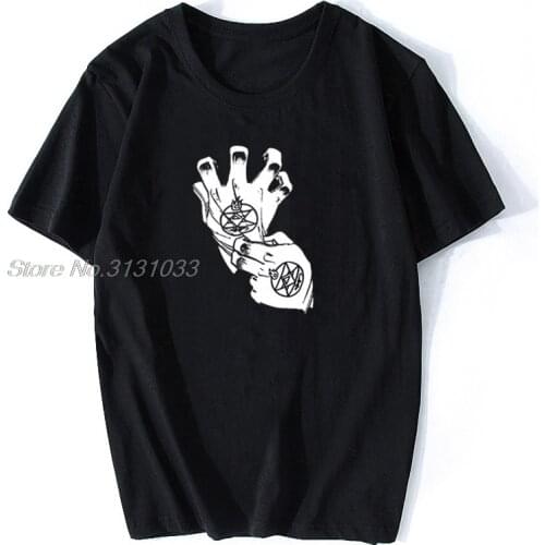 Fullmetal Alchemist - Roy Mustang Gloves Black T Shirt Death Note Homme T-shirt Men Cotton Tshirt Anime Tees Harajuku Streetwear