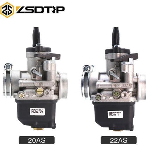 ZSDTRP Dellorto Carburetor PHBL 20AS/22AS 2T(A) R2706/R2707 Carburetor PHBL as the Garden Female Attack with Manual Air