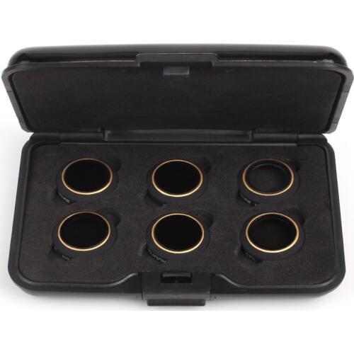 For DJI MAVIC Pro 6 in 1 Filter Accessories UV Circular Polarizer Neutral Density Filters MCUV /CPL/ND4/ND8/ND16/ND32 Filter Set