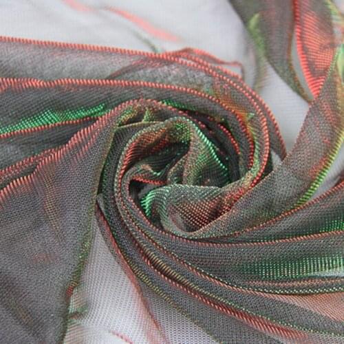 Iridescent Shimmer Moonlight Lurex Fabric Mesh Tulle Gauze Fabric for Dress,Gowns,Black,Silver,White,Gold,Blue,Pink,by the meter