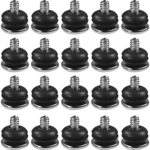 40pcs Computer Case Shockproof Screws Shockproof Screws + Shock Absorption 3.5-inch HDD Shock Absorption Screws