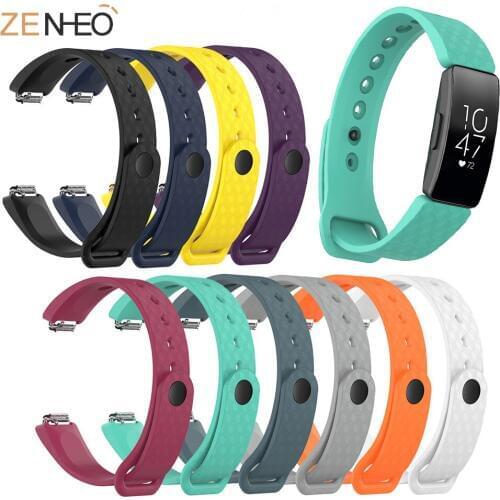 S/ L Watch Band for Fitbit Inspire HR ace2 activity Smart Tracker watch Strap Replacement silicone Strap Bracelet