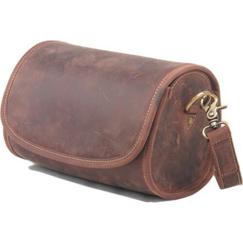 Retro Vintage Women Shoulder Bag Genuine Leather Messenger Bag Casual Mens Crossbody Bag Crazy Horse Leather Men Bag