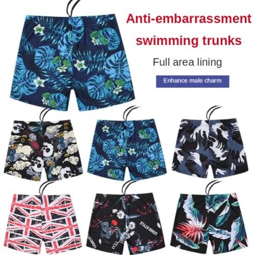 Mens Sexy Swimsuit Shorts Swimwear Men Briefs Swimming Quick Dry Beach Shorts Swim Trunks Sports Surf Board Shorts With lining