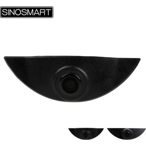 SINOSMART In Stock High Quality Car Front View Parking Camera for Volvo Install Under the Brand Logo