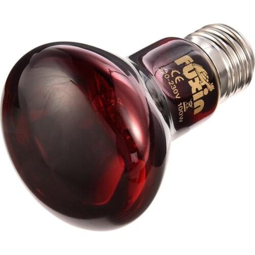 LED Red Reptile Night Light UVA Infrared Heat Lamp Bulb for Snake Lizard Reptile