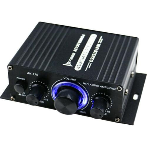 12V Audio Amplifier HIFI Digital Sound Amplificador 400W Power Amplifier Audio Amplify Digital USB Subwoofer Amp For Car Hot