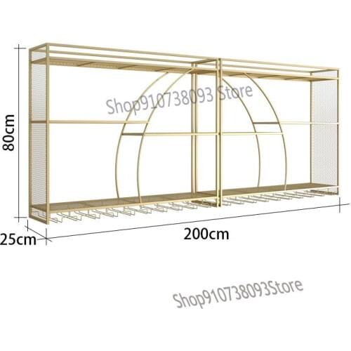Wine Cabinet, Bar Counter, Wall Mounted Wine Cabinet, Wine Rack, Wine Glass Rack, Wine Rack, Bar Front Desk Display Rack, Storag