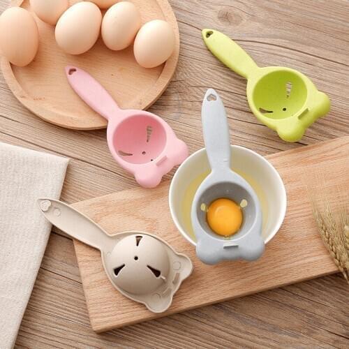 Egg Yolk White Separator Wheat Straw Eggs Filter Protein Egg Divider Cooking Egg Supplies Home Kitchen Accessories Gadgets