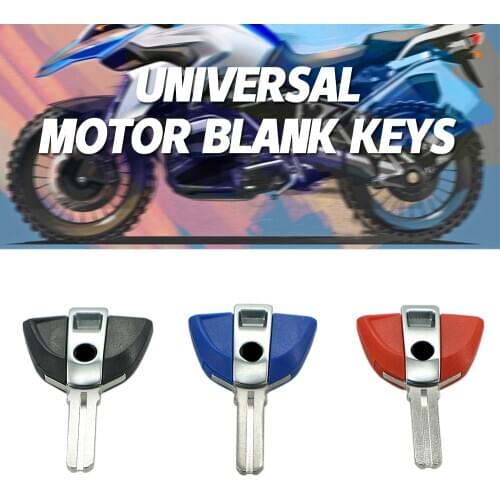 For BMW R1200GS R1200RT F800GS F700GS S1000RR HP4 K1300R K1300GT R1200R/S/ST R1150RT K1200R Motorcycle Uncut Blank Embryo Key