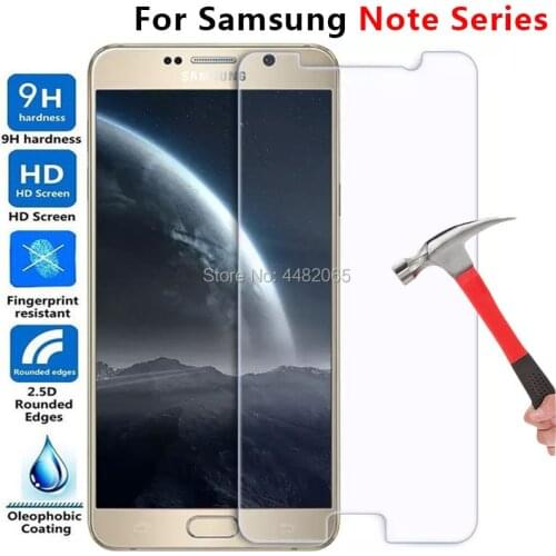 Protective Glass For Samsung Note 5 4 3 2 1 Tempered Glas On The Galaxy Not Notes 5note 4note Note5 Note4 Screen Protector Film