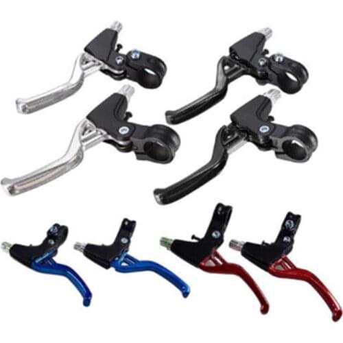 1 Pair Bicycle Brake Levers Mountain Bike brake Handles Durable For 22.2mm handlebar High Quality Folding Cycling Parts