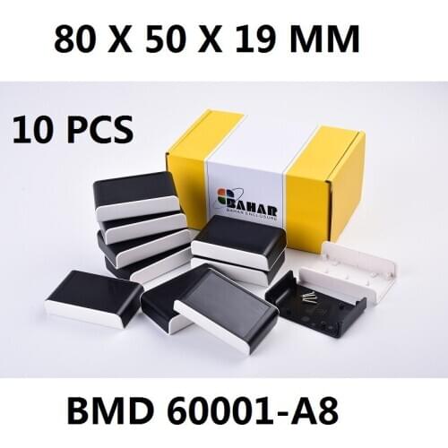 10pcs/lotplastic project box abs plastic enclosure electronic junction box Custom instrument case small Desktop shell 80*50*19mm