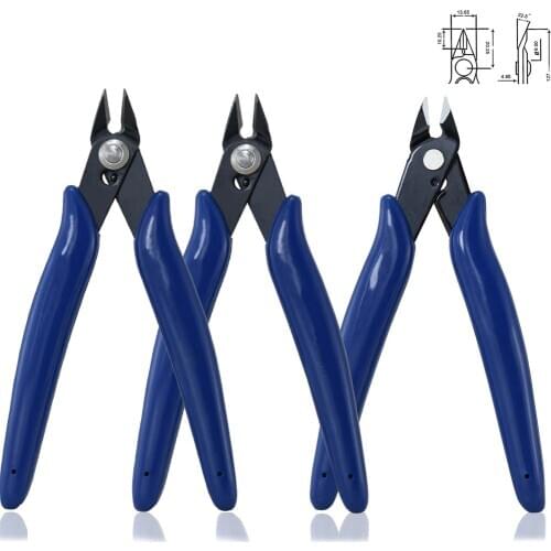 3pcs Hot sale High Quality Electrical 170 Wire Cable Cutters Cutting Side Snips Flush Pliers Nipper Hand Tools Herramientas