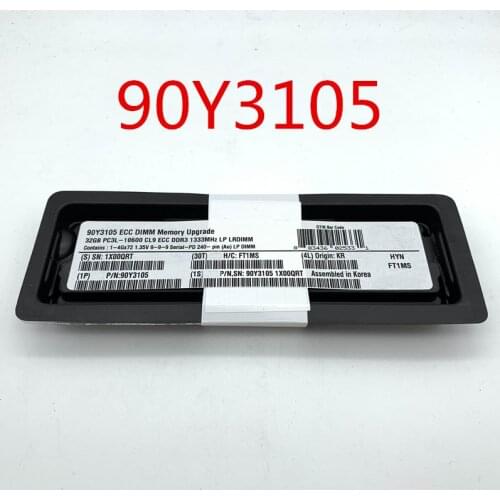 32G 1333 90Y3105 90Y3107 x3750 M4 x3650 M4 Ensure New in original box. Promised to send in 24 hours