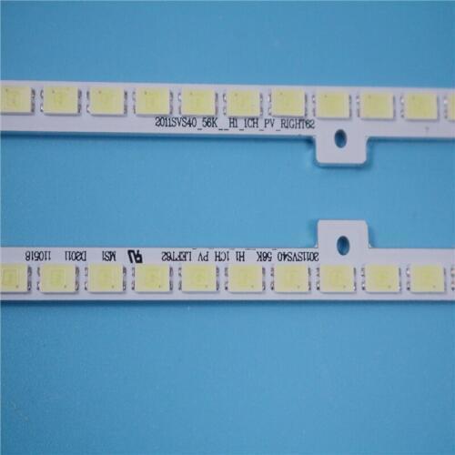 440mm LED Backlight Lamp strip 62 leds For 40 inch LCD TV UA40D5000PR BN64-01639A LTJ400HM03 2011SVS40-FHD-5K6KH1-1CH-PV 2pcs